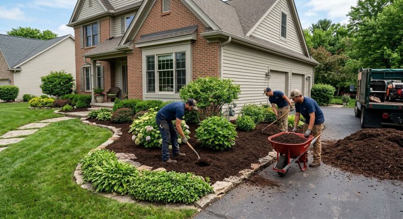 Black Mulch Installation in Honolulu, HI