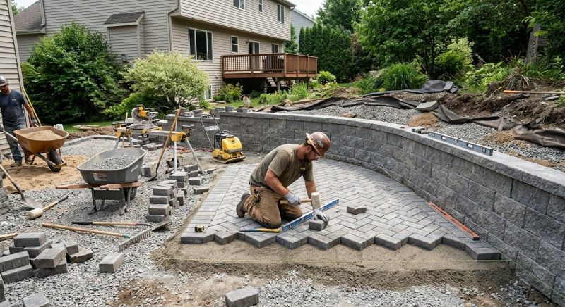 Paver Patio Construction in Fairfield County, CT